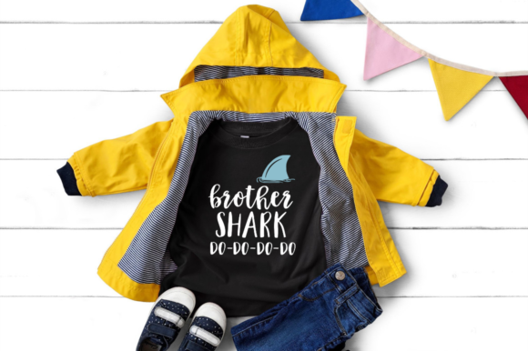 Brother Shark Do-Do-Do-Do Fin Only Svg Graphics for Crafts