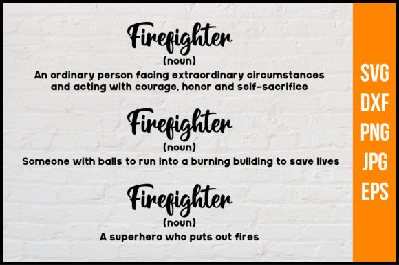 Funny Firefighter Definitions: A Graphics and Crafts Review