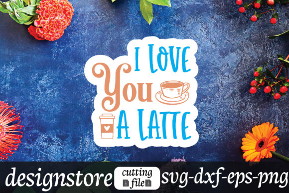 I Love You a Latte Stickers Graphics and Crafts Review