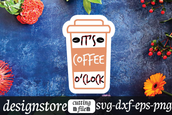 It s Coffee O clock Stickers Graphics and Crafts Review